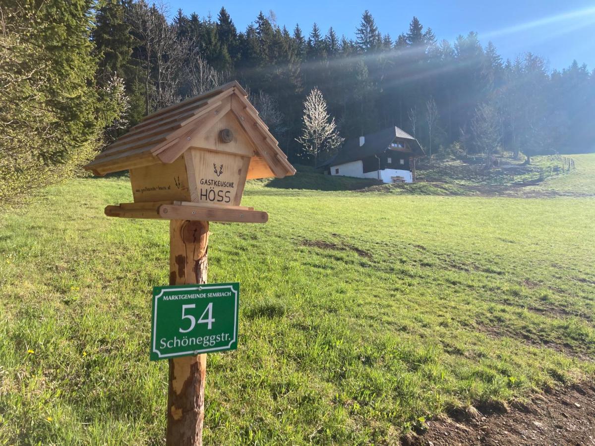 Gastkeusche Höss Semriach Exterior foto